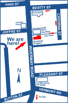 Mowbray Map